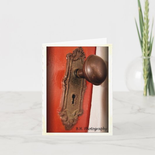 Carte Maison bienvenue ! (Devant)