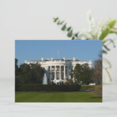 Carte Maison Blanche de Noël pour les vacances Washingto (Debout devant)