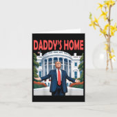 Carte Maison Blanche de Trump Daddy (Fleur jaune)