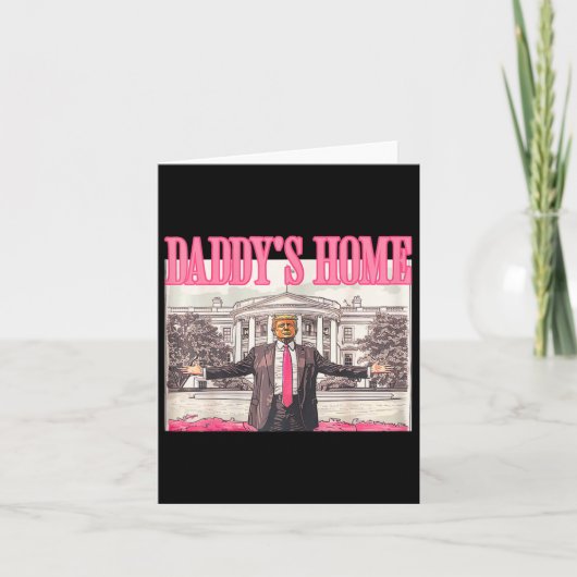 Carte Maison Blanche de Trump Daddy 2024 (Devant)