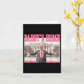 Carte Maison Blanche de Trump Daddy 2024 (Fleur jaune)