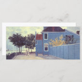 Carte Maison bleue à Zaandam par Claude Monet (Devant / Derrière)