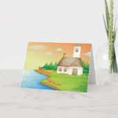 Carte Maison de campagne au bord du lac (Devant)