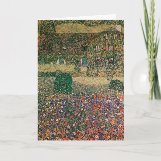 Carte Maison de campagne par l'Attersee, c.1914 (Devant)