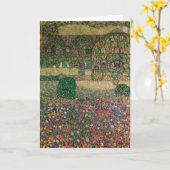 Carte Maison de campagne par l'Attersee, c.1914 (Fleur jaune)