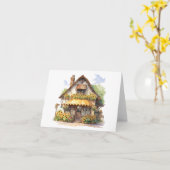 Carte Maison de campagne pittoresque (Fleur jaune)
