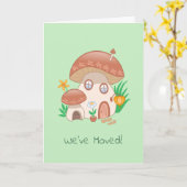 Carte Maison de champignons de Fée Whimsical Nous avons  (Fleur jaune)