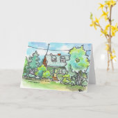 Carte Maison de cottage sur 89 (Fleur jaune)