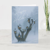 Carte Maison de fée fantaisiste Noël (Devant)