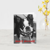 Carte Maison de hâte (Fleur jaune)