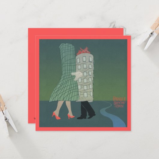 Carte Maison de la danse (Devant/Arrière en situation)