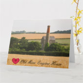 Carte Maison de la machine de mine ancienne de Custom He (Fleur jaune)