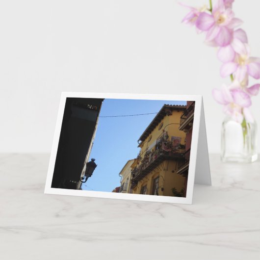 Carte Maison de la ville de Valence, Espagne (Orchidée)