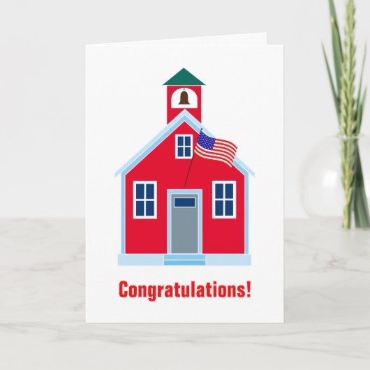 Carte Maison de l'école rouge (Devant)