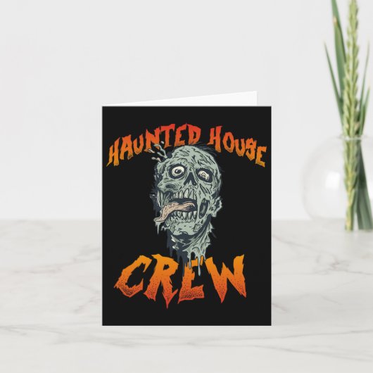 Carte Maison de l'équipage - Halloween (Devant)