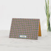 Carte Maison de Lisbonne avec tuiles (Dos)