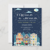 Carte Maison de Noël Mingle et Jingle Fête de Noël (Devant)