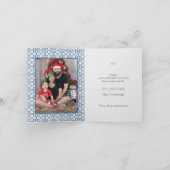 Carte Maison de Noël portugaise avec Rooster Salutations (Intérieur)