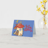 Carte Maison de souris (Fleur jaune)