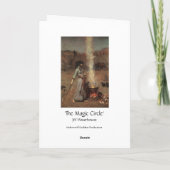 Carte Maison d'eau 'Magic Circle' (Dos)