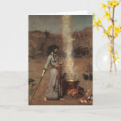 Carte Maison d'eau 'Magic Circle' (Fleur jaune)