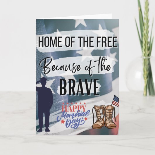 Carte Maison des libres, à cause des braves ! (Devant)