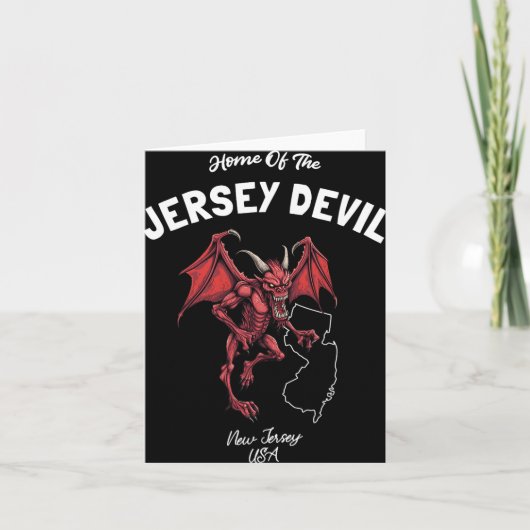 Carte Maison du Diable du New Jersey New Jersey Usa Cryp (Devant)