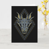 Carte MAISON DU DRAGON | Diamant de crâne de Balerion (Fleur jaune)