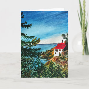 Carte Maison en Oregon en bord de mer