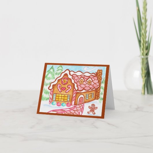 Carte Maison en Pain d'Épice (Devant)
