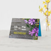 Carte Maison ferme (Fleur jaune)