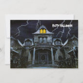 Carte Maison hantée d'Halloween (Devant)