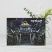 Carte Maison hantée d'Halloween (Debout devant)