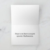 Carte Maison hantée d'Halloween (Intérieur)