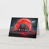 Carte Maison hantée d'Halloween (Devant)