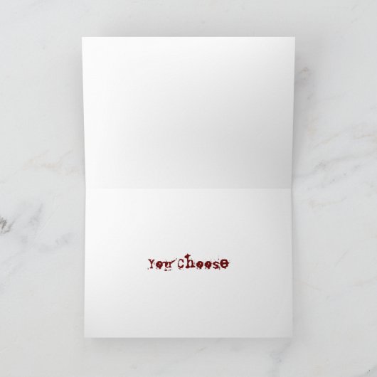 Carte Maison hantée d'Halloween (Intérieur)