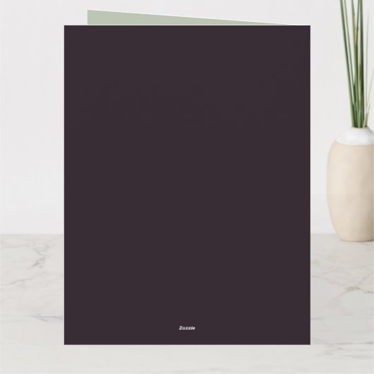 Carte Maison hantée Halloween (Dos)