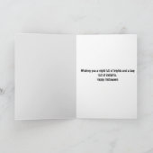 Carte Maison hantée Soirée Halloween Épouvantable (Intérieur)