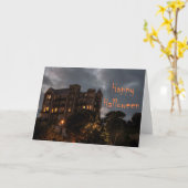 Carte Maison haunted (Fleur jaune)