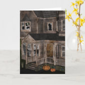 Carte Maison haunted (Fleur jaune)
