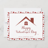 Carte Maison immobilière de Saint Valentin professionnel (Devant)