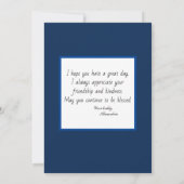 Carte Maison légère USVI des îles Vierges américaines (Dos)