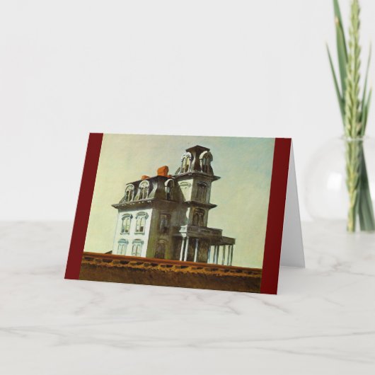 Carte Maison par le chemin de fer - Edward Hopper 1925 (Devant)