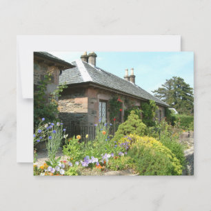 Carte Maisonnette anglaise II avec jardin fleuri Photogr