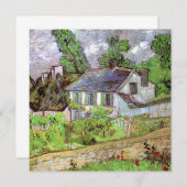 Carte Maisons à Auvers par Vincent van Gogh (Devant / Derrière)