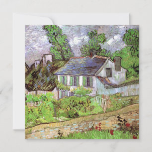 Carte Maisons à Auvers par Vincent van Gogh