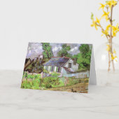 Carte Maisons à Auvers par Vincent van Gogh (Fleur jaune)