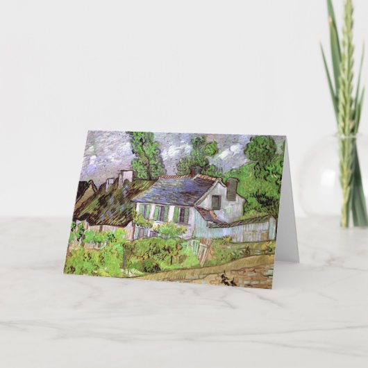 Carte Maisons à Auvers par Vincent van Gogh (Devant)