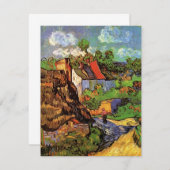 Carte Maisons à Auvers par Vincent van Gogh (Devant / Derrière)