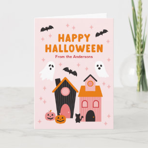 Carte Maisons de Halloween éffrayantes